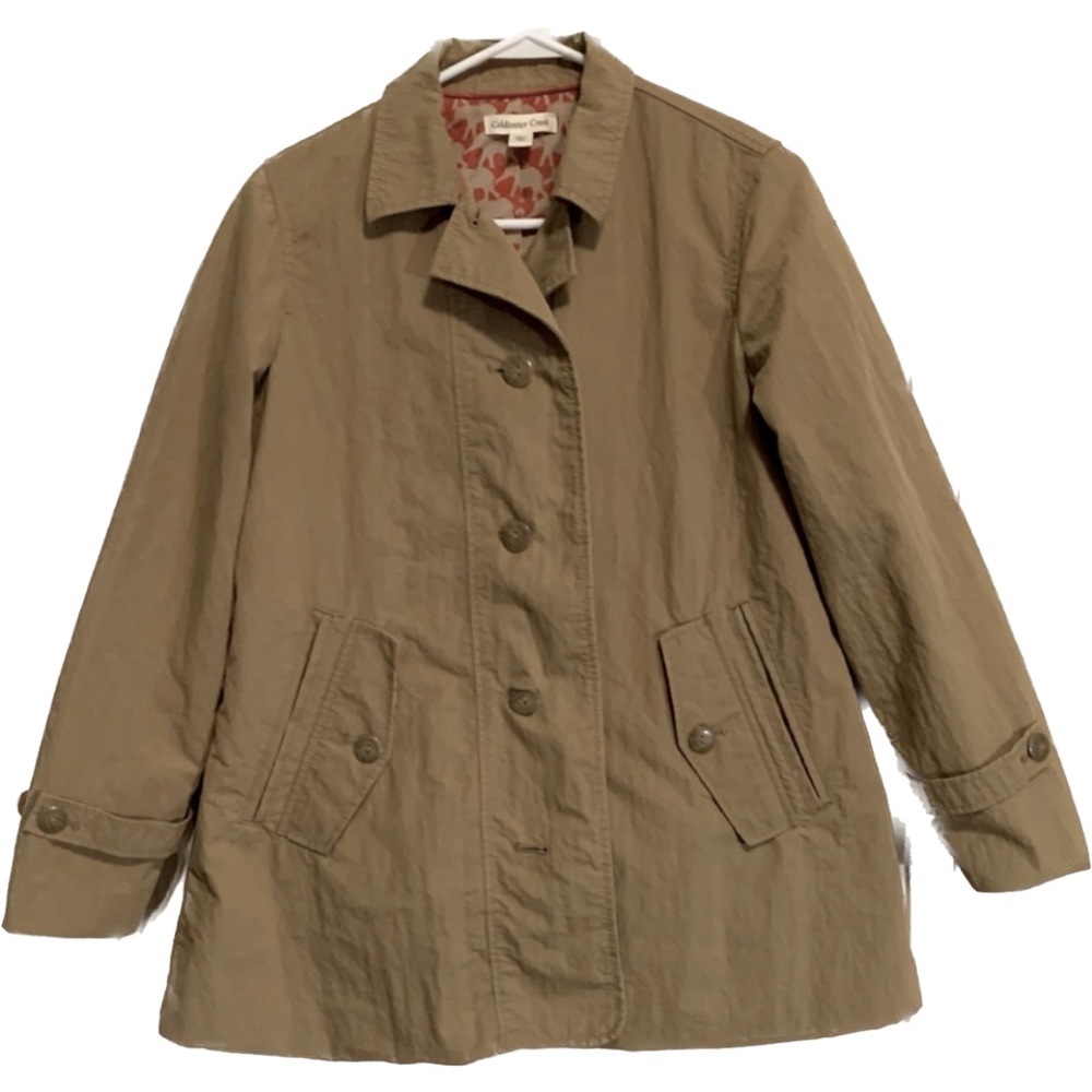 Coldwater Creek Petite Raincoat size 4P